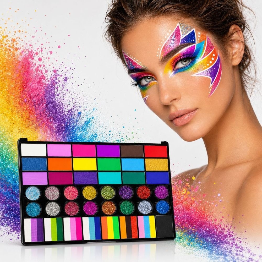 Watercolor Paint Set Solid Pigment - Set Cat Air 42 Warna, Warna