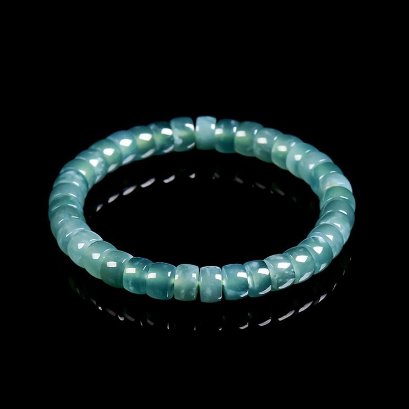 Beading - Gelang Batu Giok Biru Alami Kelas
