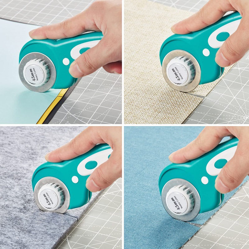 Rotary Cutter For Fabric 45Mm - Pisau Potong Putar 45mm dengan Gagang