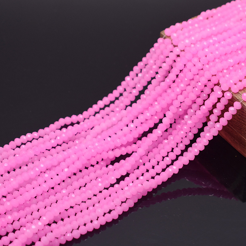 Glass Seed Beads 2Mm Jewelry Making - Persik Cerah Merah Muda 1 2