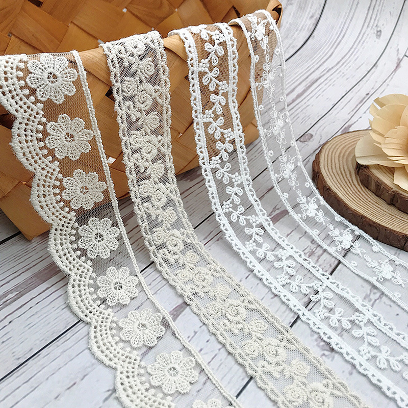 Cotton Embroidery Thread Skeins - 3Yard/Lot Aksesori Rok Gaun Bayi Sabuk