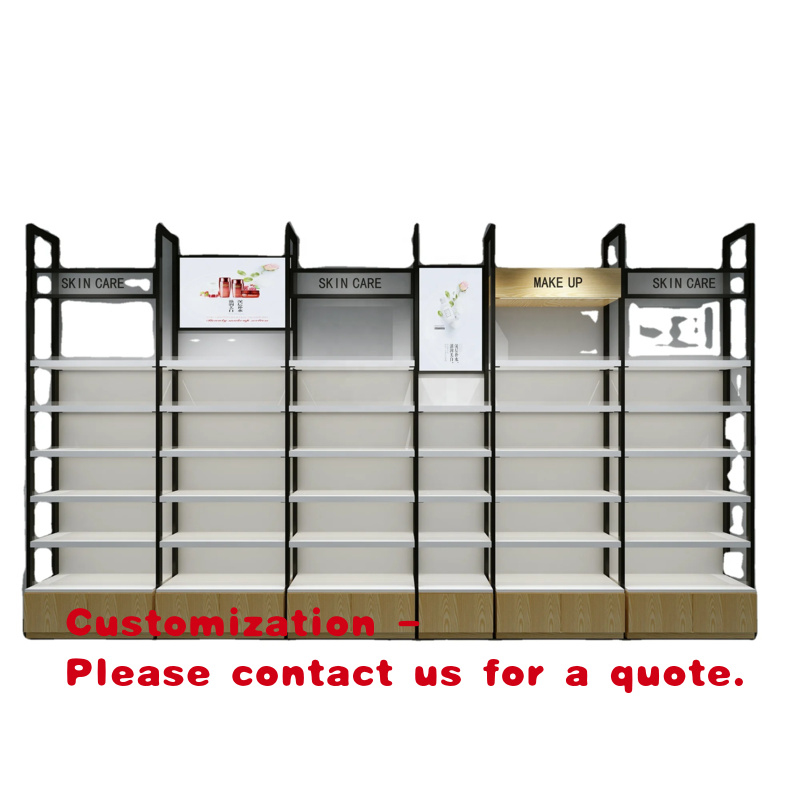 Painting Supplies - Rak Display Perawatan Kulit Kayu Kustom,