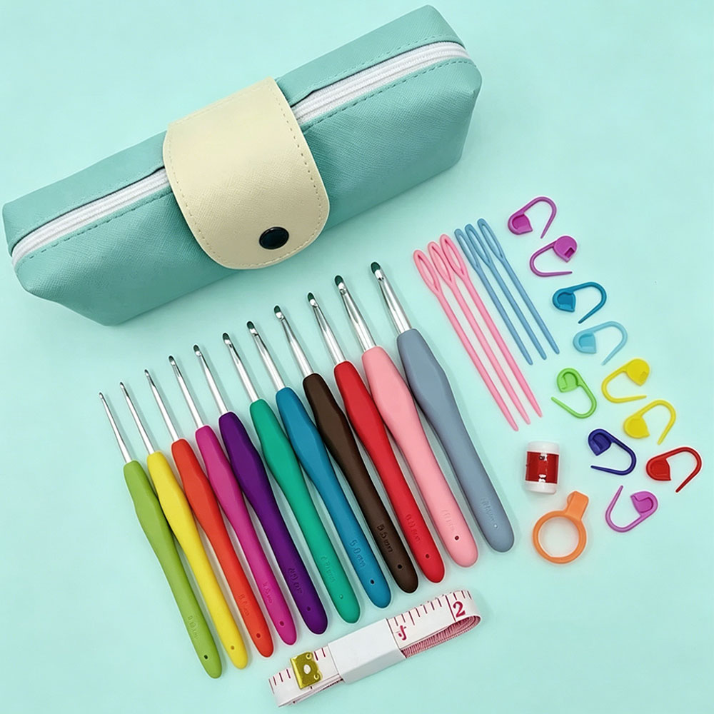 Sewing - 37pcs Set Jarum Rajut Crochet dengan