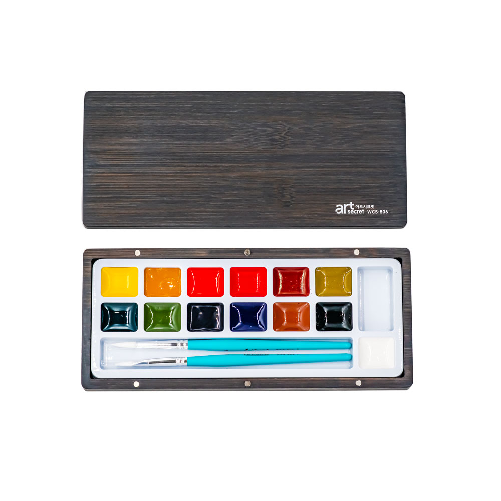 ArtSecret 13 Set Palet Cat Air - Watercolor Paint Set Solid Pigment ulasan dan harga