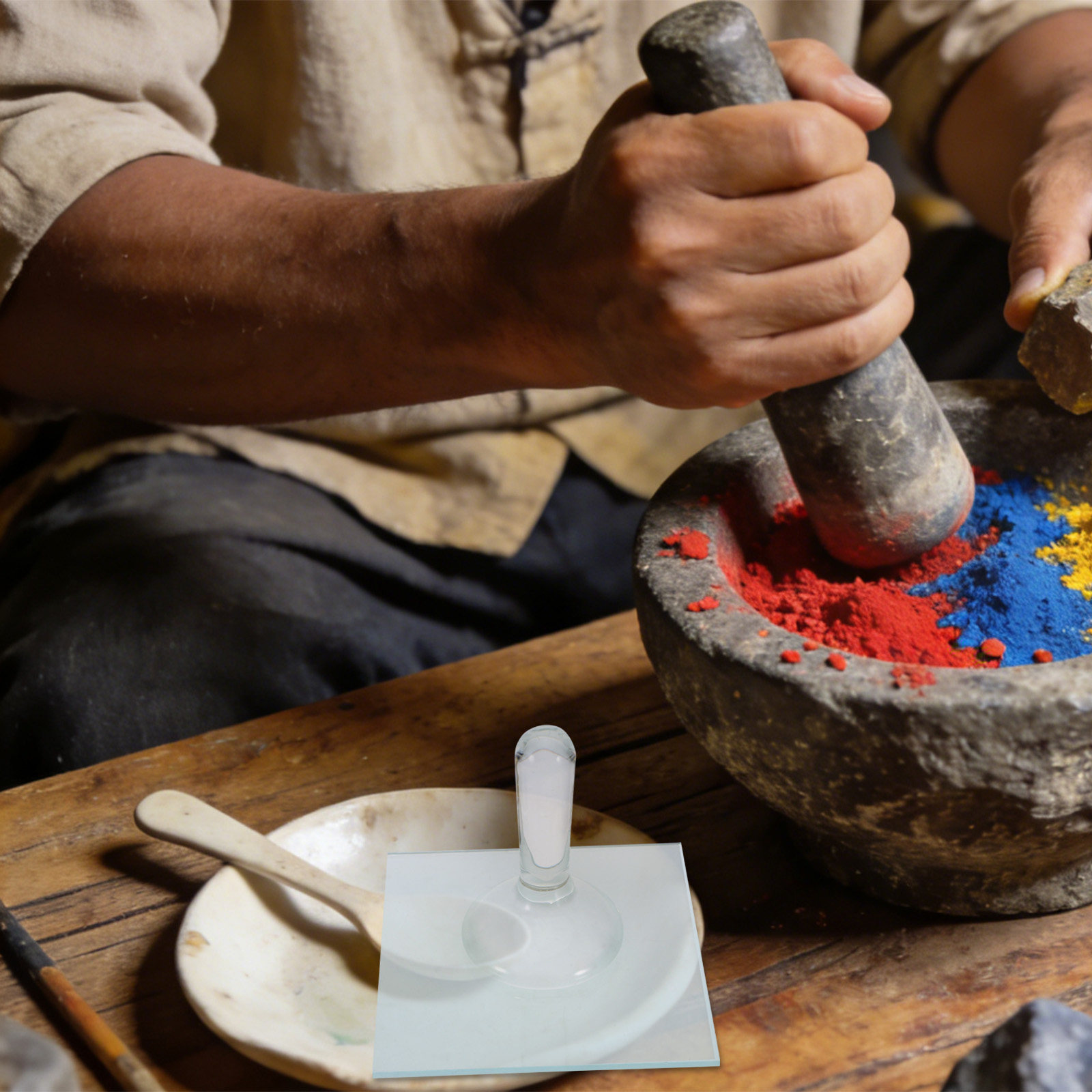 1 Set Alas Penggiling Kaca, Pe - Painting Supplies ulasan dan harga