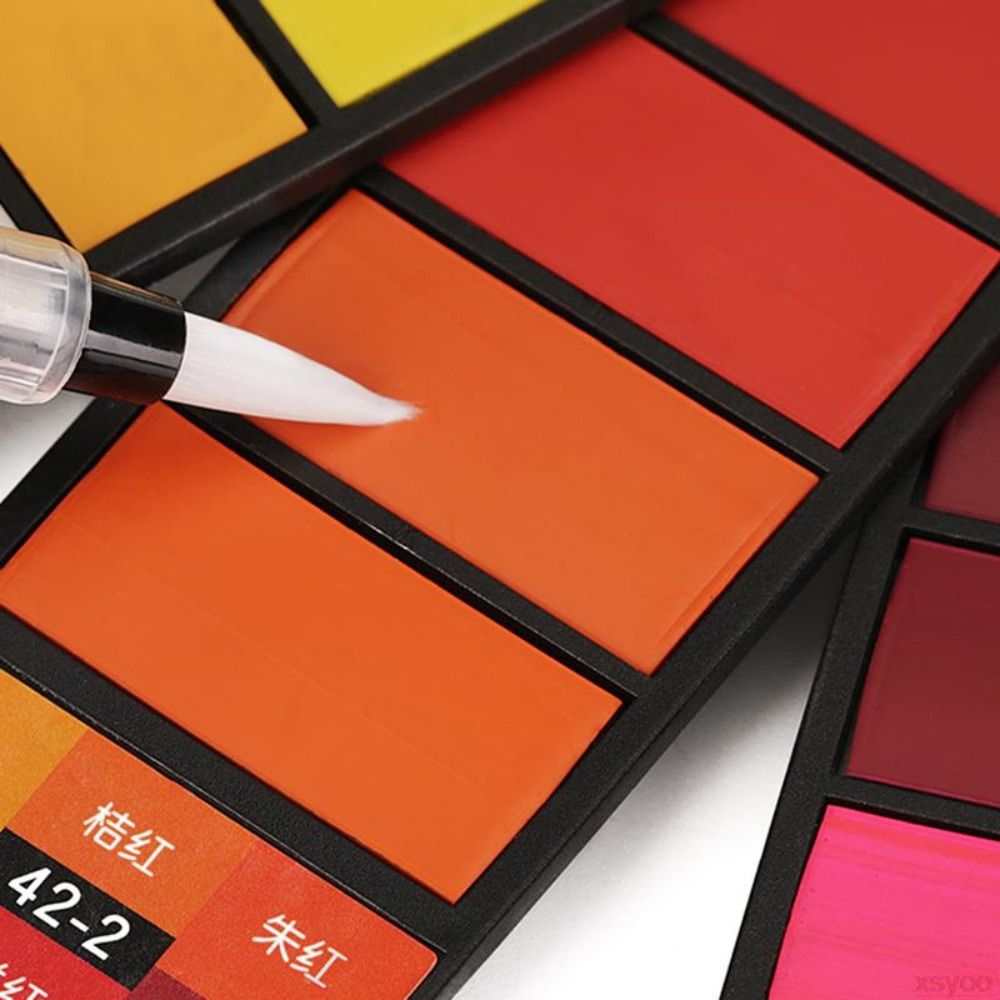 Set Cat Air Lipat Portabel 18/ - Watercolor Paint Set Solid Pigment ulasan dan harga