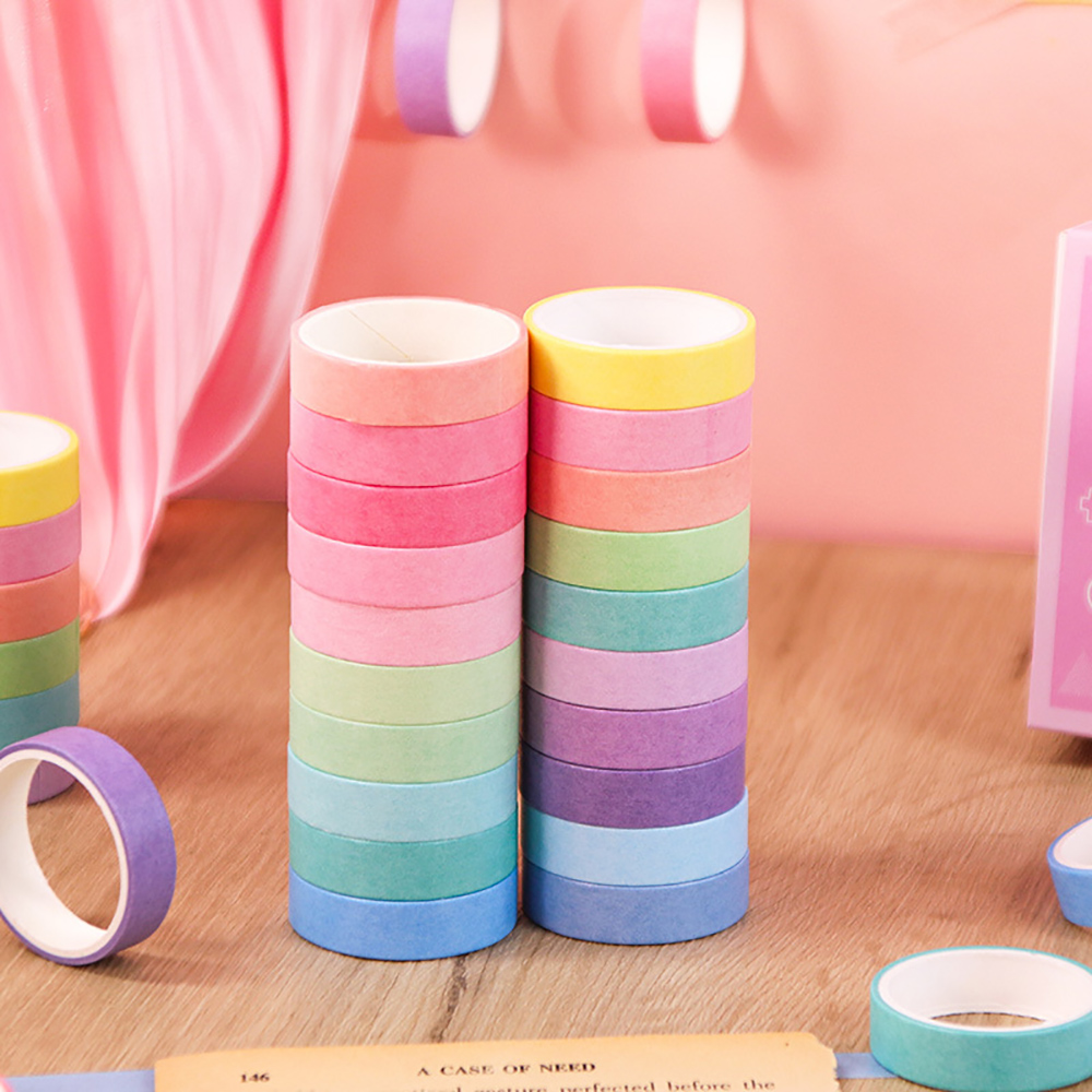 20 Rol Set Selotip Washi Selot - Painting Supplies ulasan dan harga