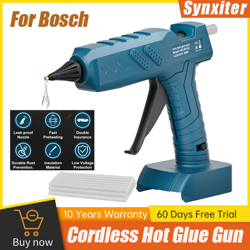 Synxiter Pistol Lem Leleh Pana - Hot Melt Glue Gun Cordless ulasan dan harga