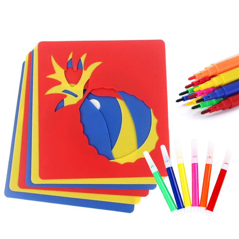 10/20 Buah Templat Lukisan Ste - Painting Supplies ulasan dan harga