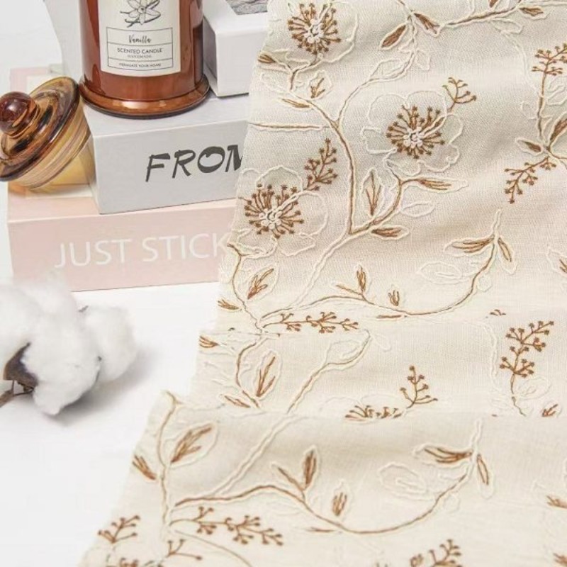 Kain Renda Tulle Bersulam, Lin - Sewing ulasan dan harga