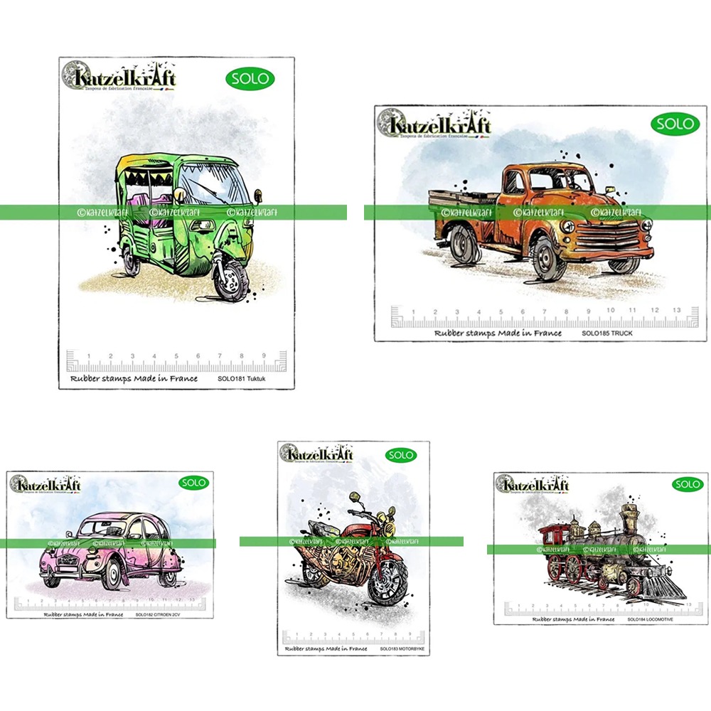 Stempel silikon bening kereta  - Clear Silicone Stamps For Card Making ulasan dan harga