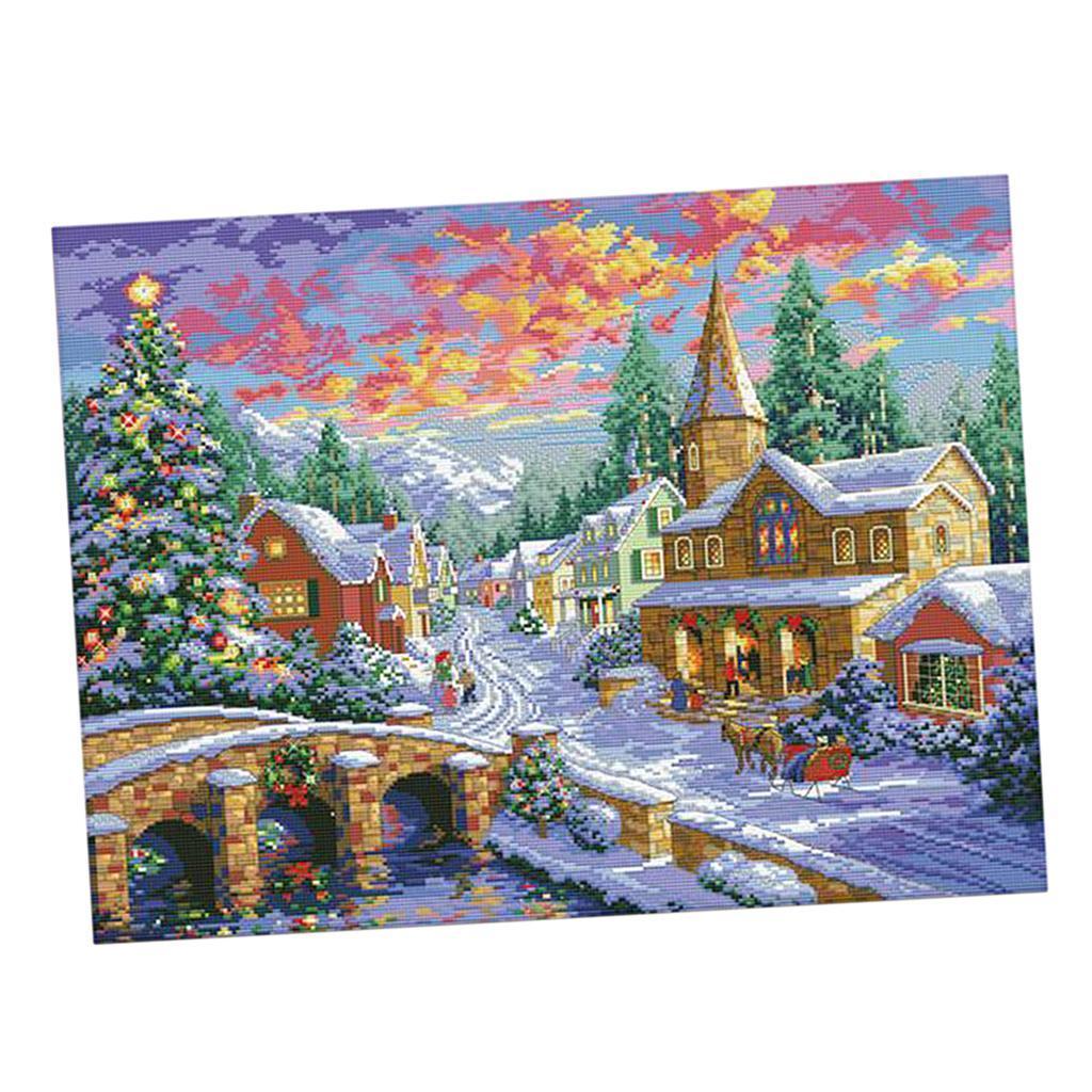 Perlengkapan Kerajinan Jahit D - Cross Stitch Stamped Kits Beginners ulasan dan harga