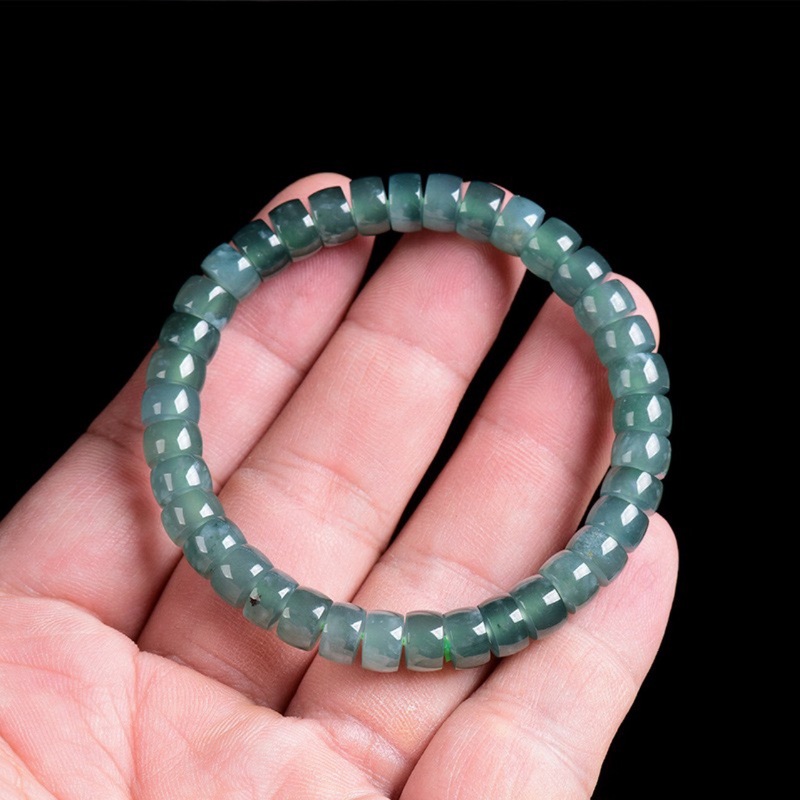 Gelang Batu Giok Biru Alami Ke - Beading ulasan dan harga