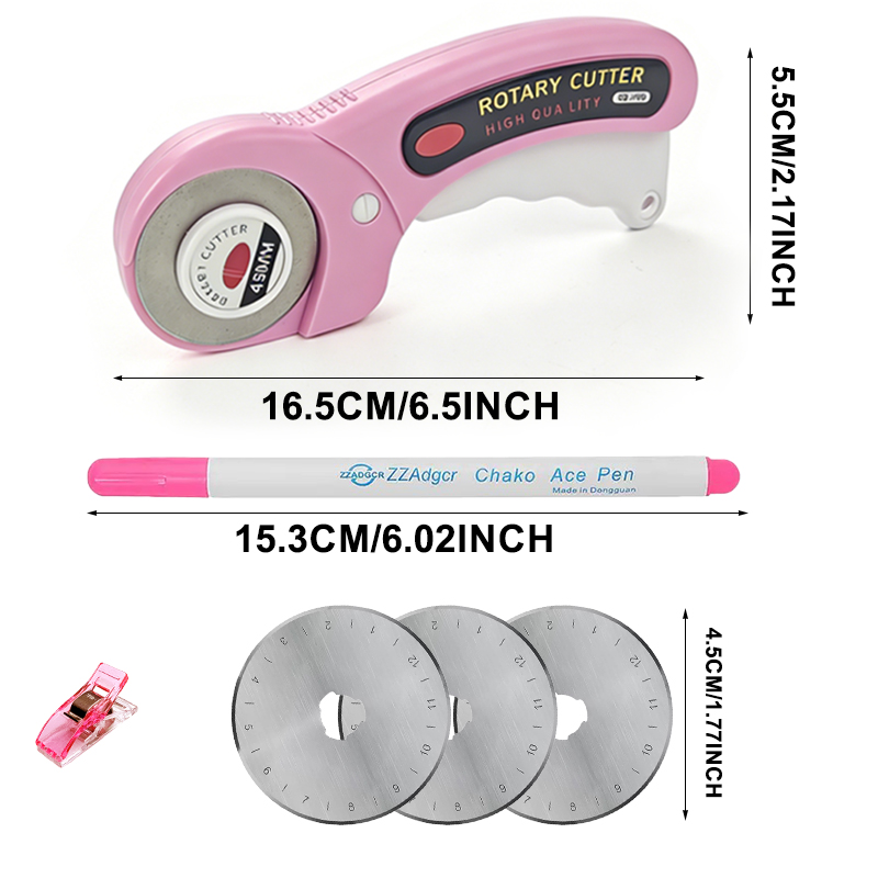Pemotong Rotary 45mm untuk Per - Rotary Cutter For Fabric 45Mm ulasan dan harga