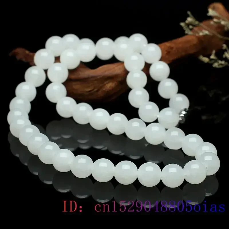 Kalung Manik-manik Giok Putih  - Beading ulasan dan harga