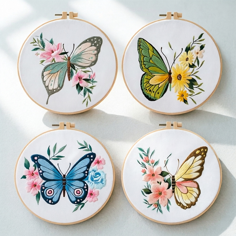 1pc 20X20CM 7.87 inci Kit Bord - Embroidery ulasan dan harga