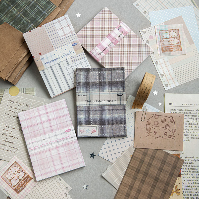 50pcs Kertas Dekorasi Kotak-ko - Vintage Junk Journal Scrapbooking Paper ulasan dan harga