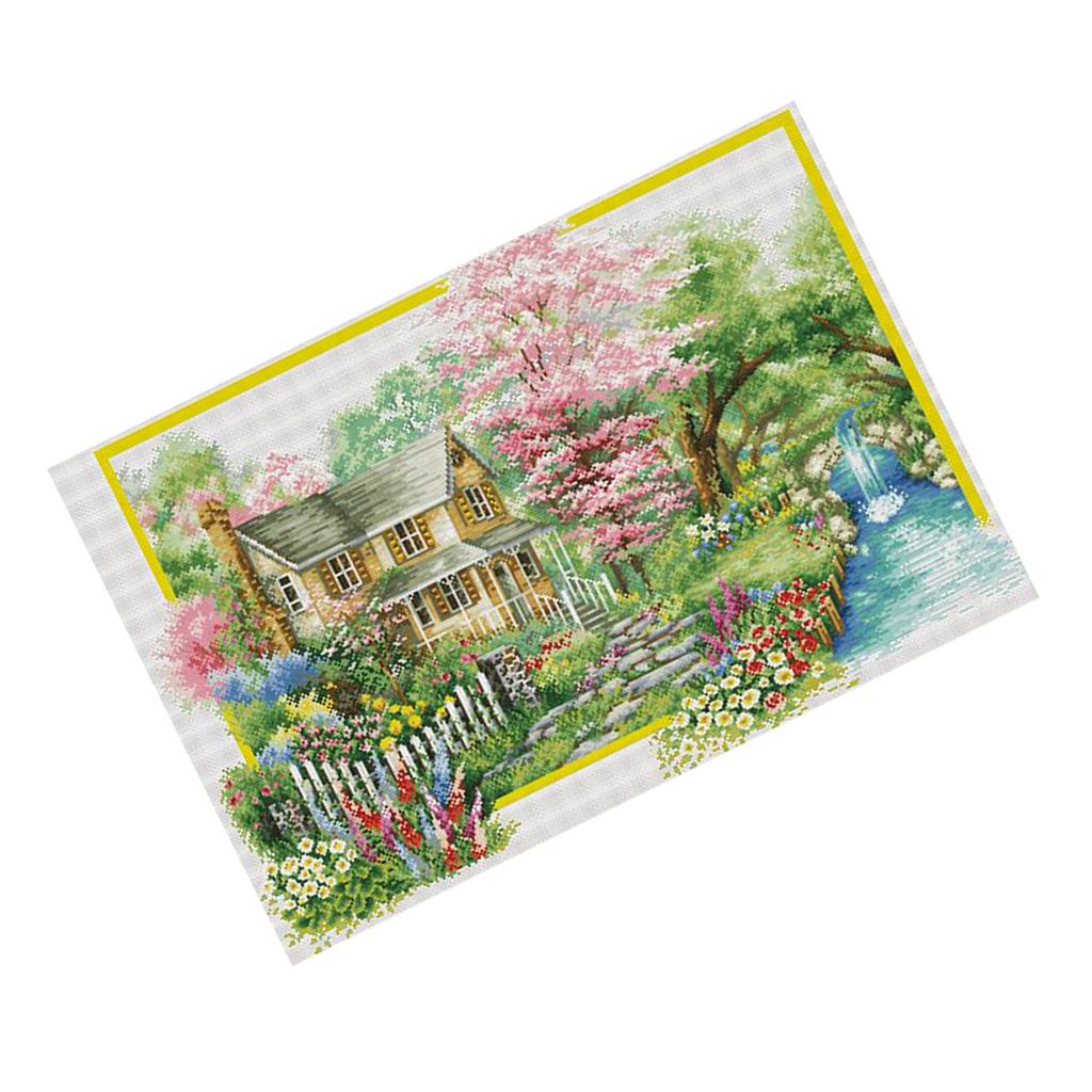 Kit Sulaman Silang Bermotif Ka - Cross Stitch Stamped Kits Beginners ulasan dan harga