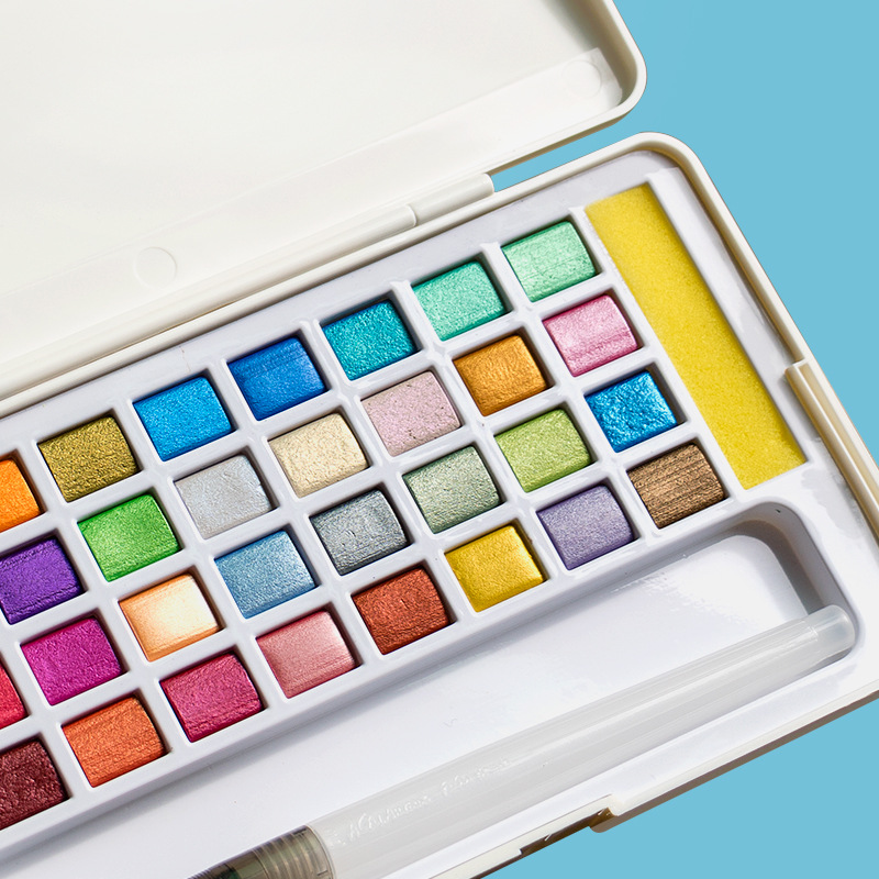 Set Cat Air Solid Pigmen Cat A - Watercolor Paint Set Solid Pigment ulasan dan harga