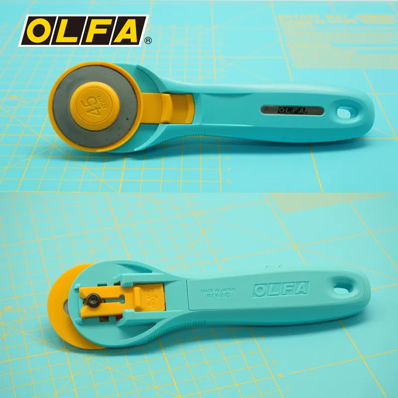 Olfa RTY-2/C 45mm pisau pemoto - Rotary Cutter For Fabric 45Mm ulasan dan harga