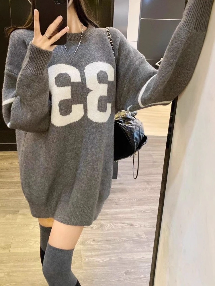 Sweater Rajut Vintage Y2K Wani - Embroidery ulasan dan harga
