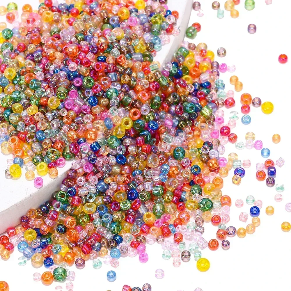 10g 2mm 3mm 4mm AB warna manik - Glass Seed Beads 2Mm Jewelry Making ulasan dan harga