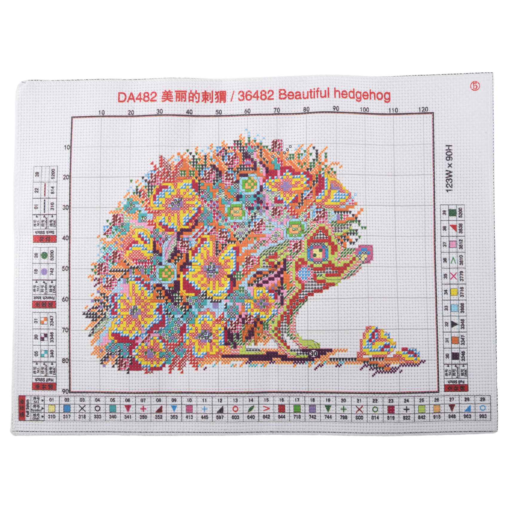 HLZS-Kit Jahit Silang Bermotif - Cross Stitch Stamped Kits Beginners ulasan dan harga