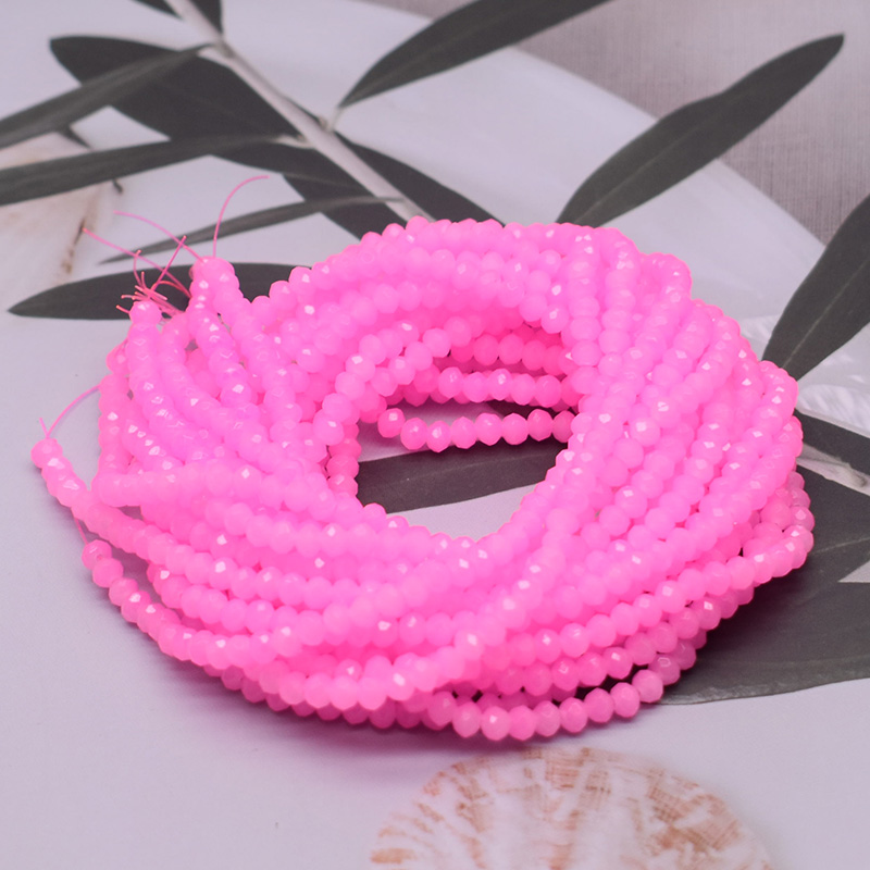 Persik Cerah Merah Muda 1 2 3  - Glass Seed Beads 2Mm Jewelry Making ulasan dan harga
