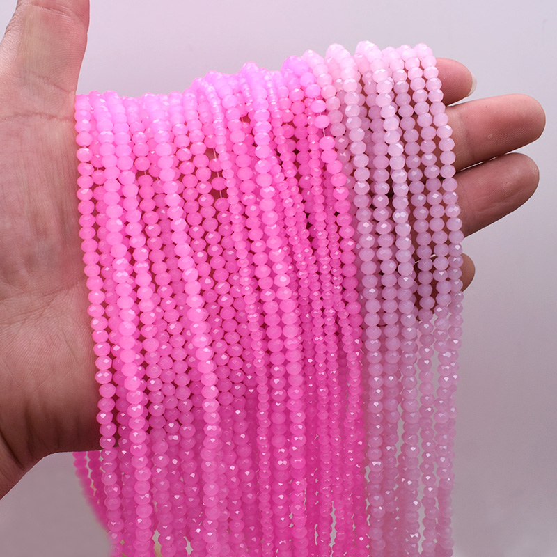 Persik Cerah Merah Muda 1 2 3  - Glass Seed Beads 2Mm Jewelry Making ulasan dan harga