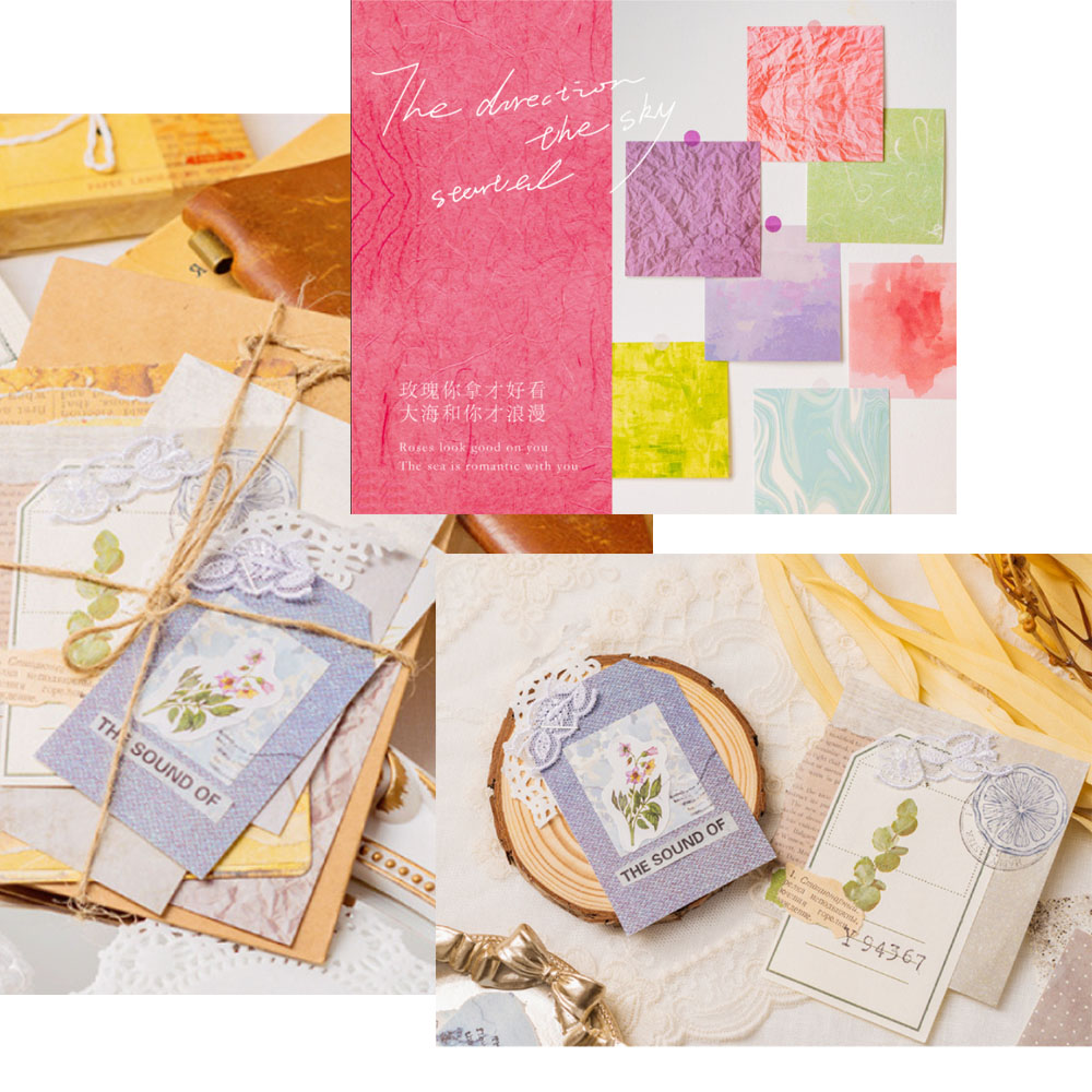 100 buah kertas kerajinan lata - Vintage Junk Journal Scrapbooking Paper ulasan dan harga