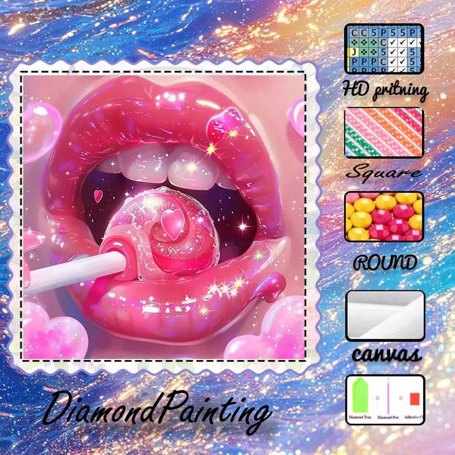 1 buah - 5D-DIY - Kain flockin - 5D Diamond Painting Kit Full Drill ulasan dan harga