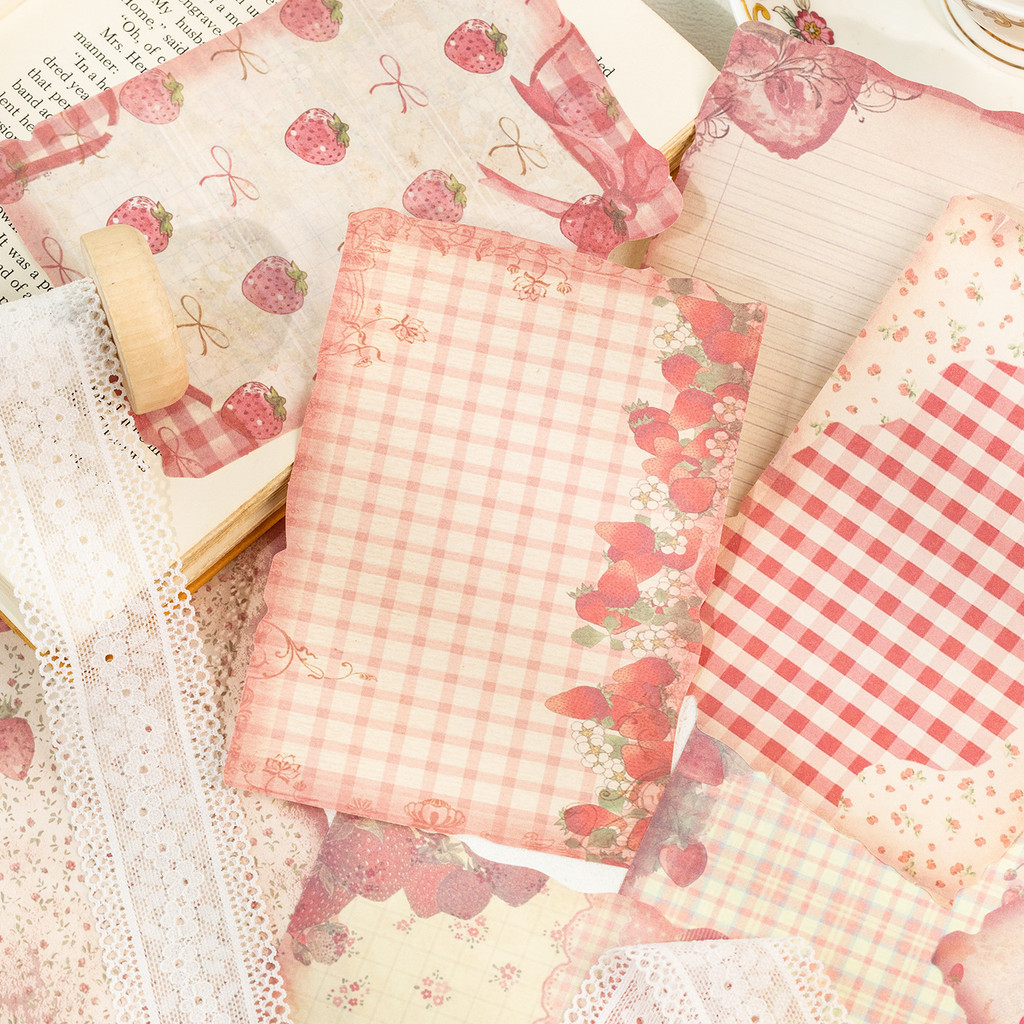30 lembar Kertas Scrapbook Vin - Vintage Junk Journal Scrapbooking Paper ulasan dan harga