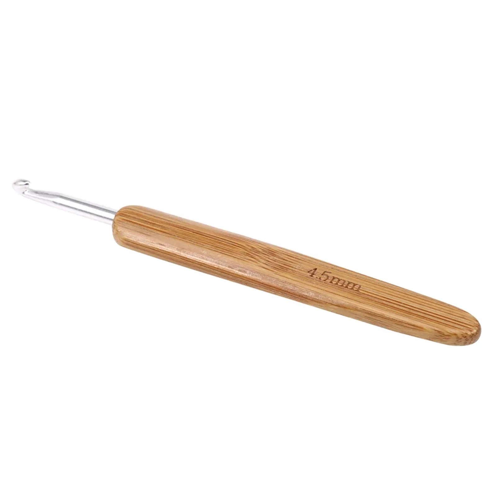 Set Kait Rajut Kayu Bambu Arti - Wooden Crochet Hooks Ergonomic Handle ulasan dan harga