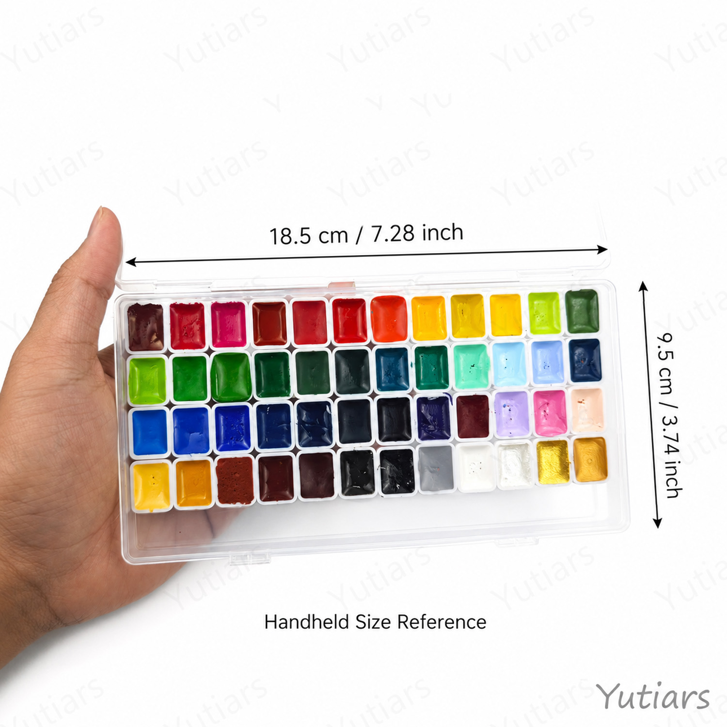 Set Cat Air Profesional 48 War - Watercolor Paint Set Solid Pigment ulasan dan harga