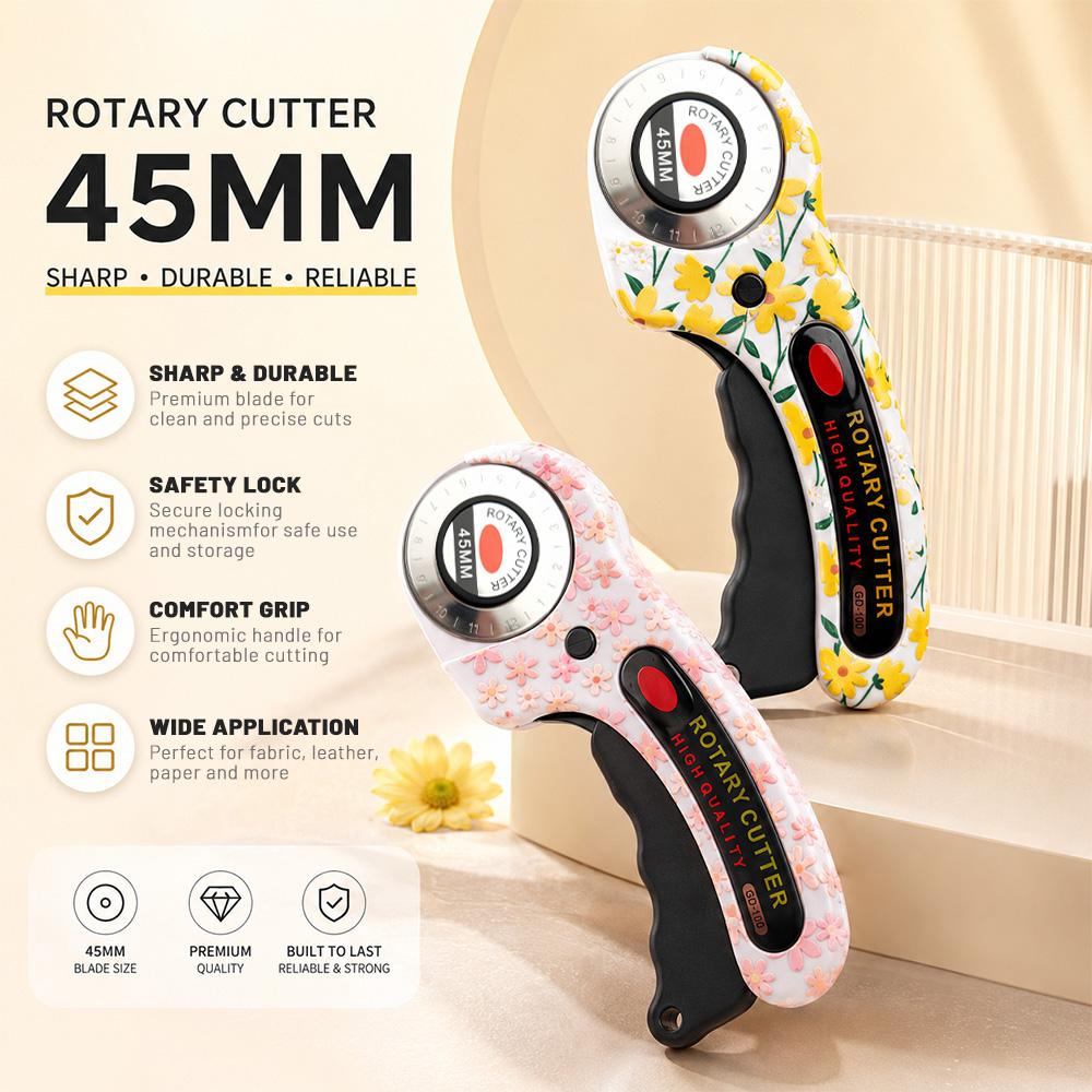 Pemotong Putar 45mm untuk Kart - Rotary Cutter For Fabric 45Mm ulasan dan harga