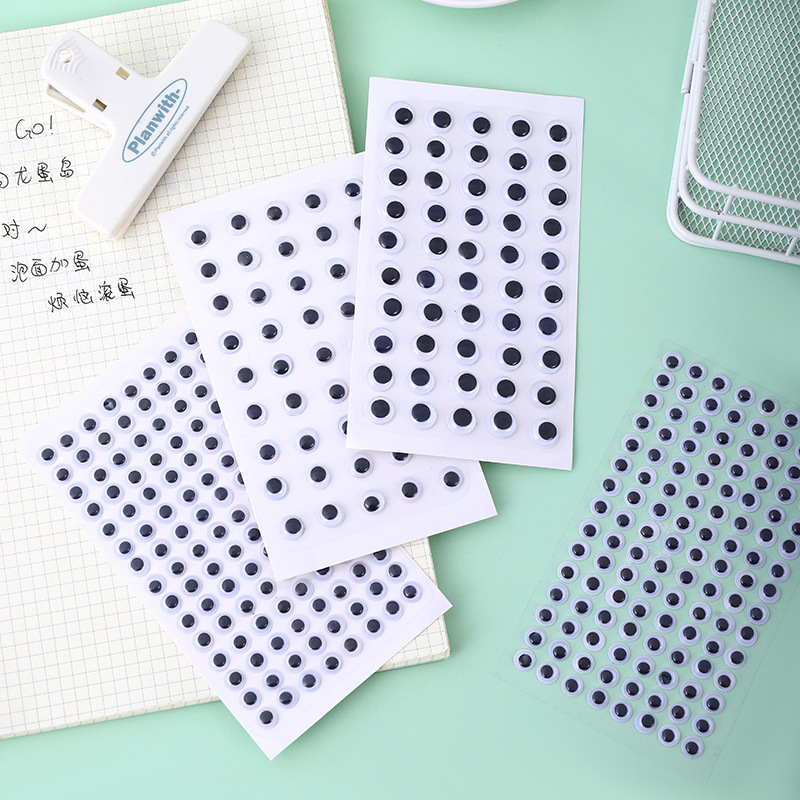 Stiker Mata Googly Plastik Per - Scrapbooking ulasan dan harga