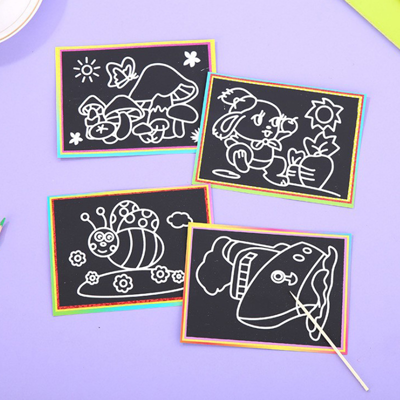 10 Lembar Kertas Lukis Gores S - Painting Supplies ulasan dan harga