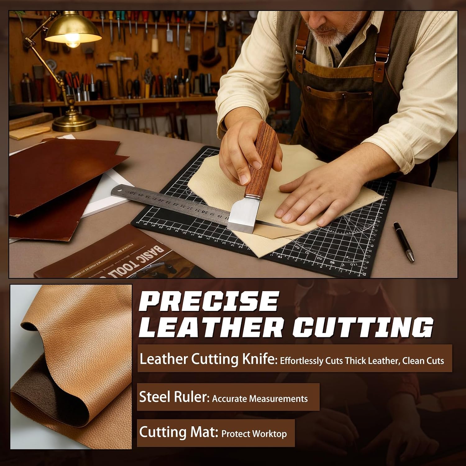 Perlengkapan Kerja Kulit, Pera - Craft Tools ulasan dan harga