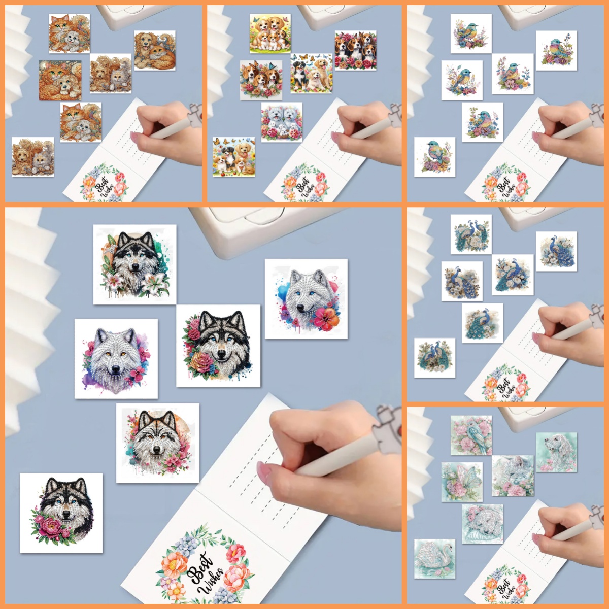 36/5000 6 Set Lukisan Berlian  - Painting Supplies ulasan dan harga