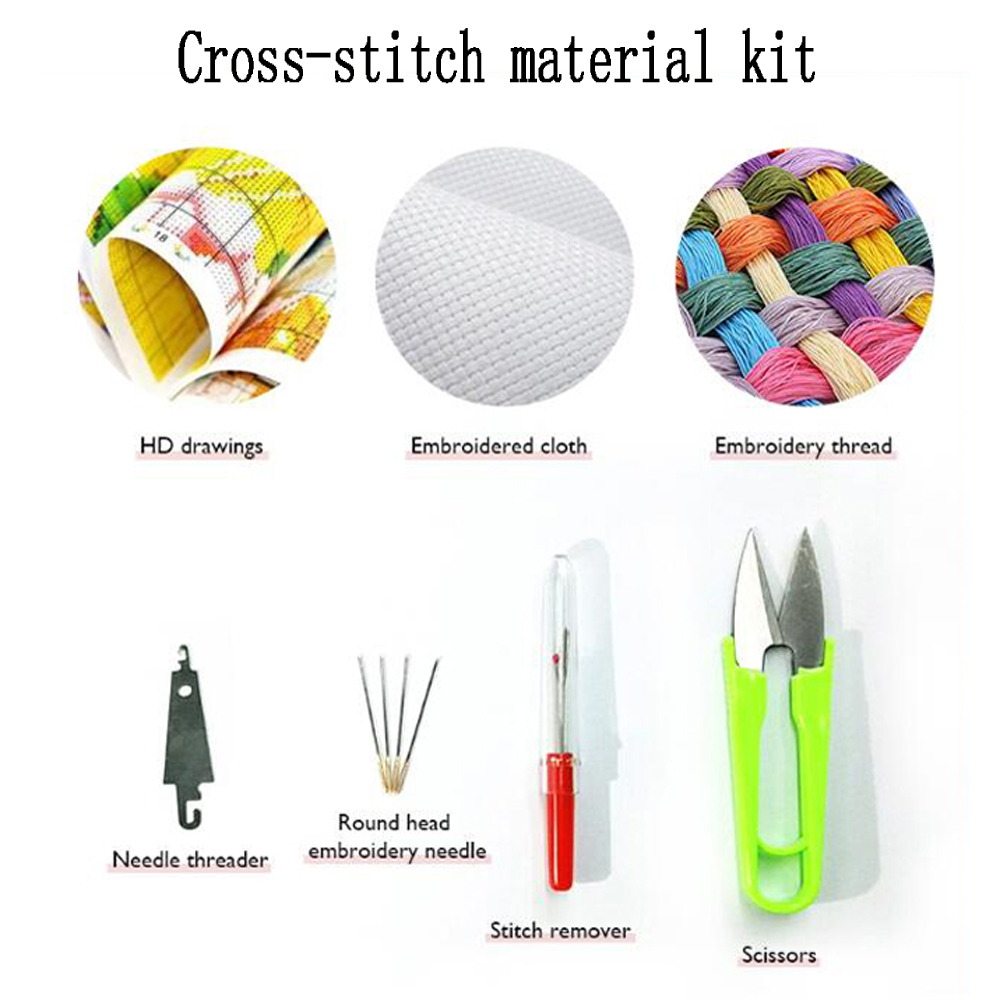 Kruistik bordir rumah hutan de - Cotton Embroidery Thread Skeins ulasan dan harga