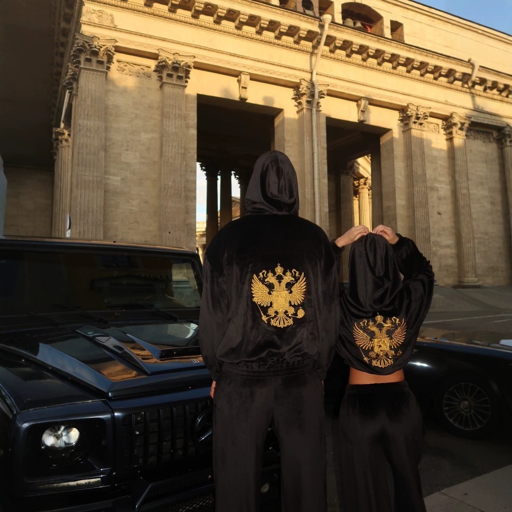 Setelan Hoodie Celana Bordir G - Embroidery ulasan dan harga