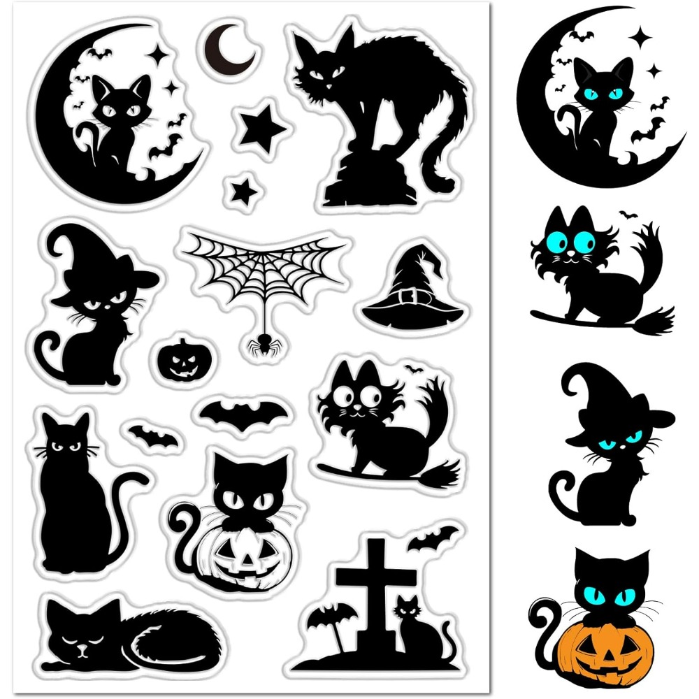 Stempel Karet Bening Kucing Hi - Clear Silicone Stamps For Card Making ulasan dan harga