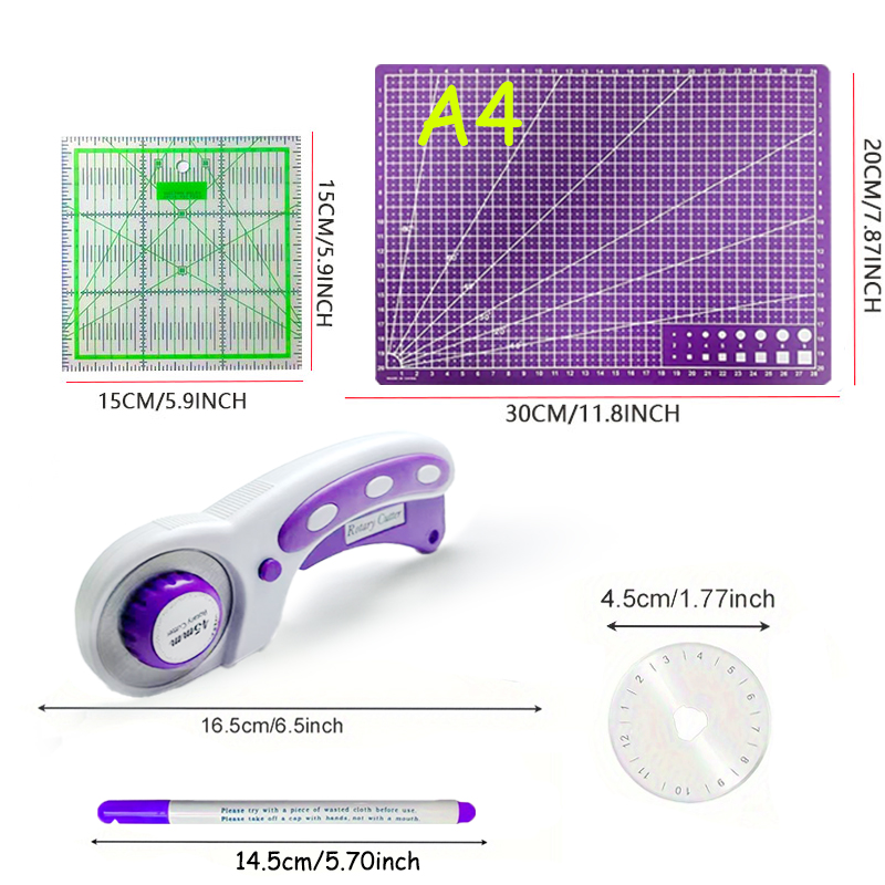 Pemotong Putar 45mm dengan Ala - Rotary Cutter For Fabric 45Mm ulasan dan harga