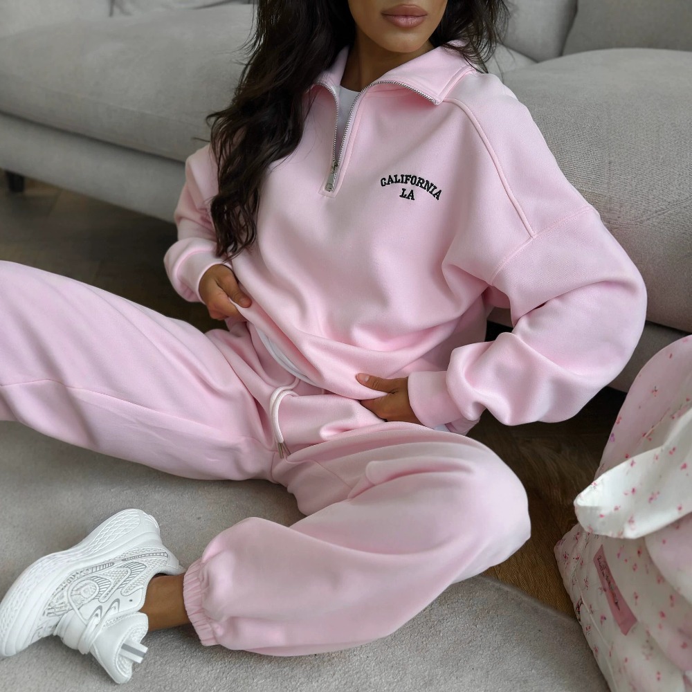 Setelan Hoodie Bordir Huruf Ga - Embroidery ulasan dan harga