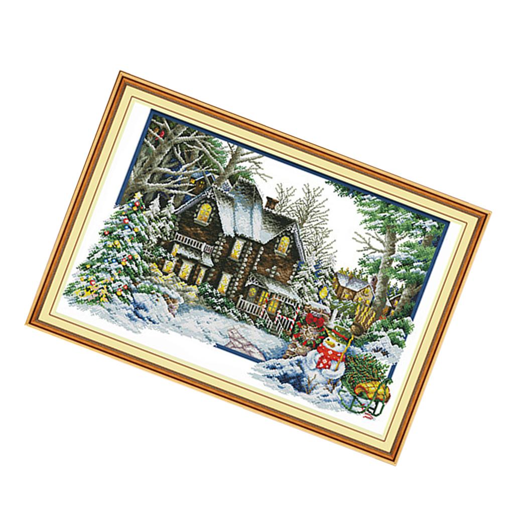 Kit Sulaman Silang dengan Pola - Cross Stitch Stamped Kits Beginners ulasan dan harga