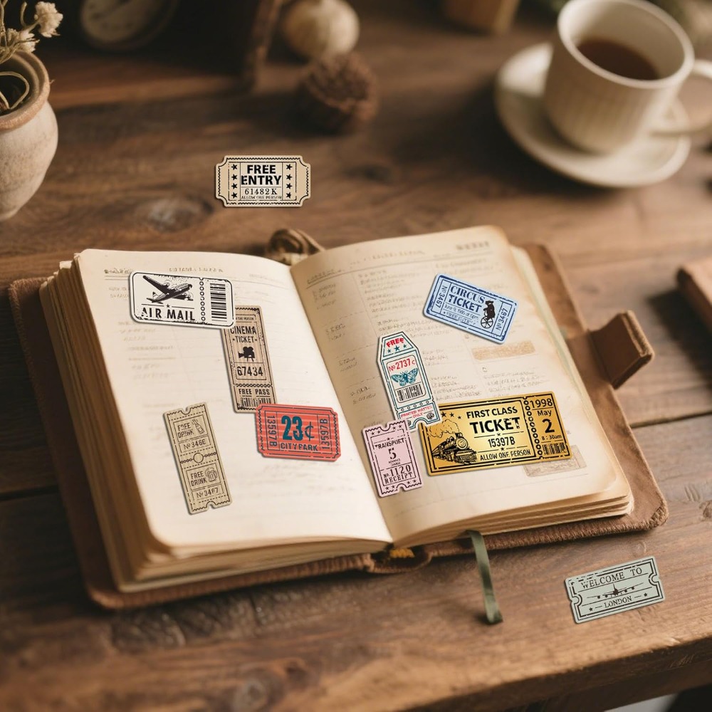 Stempel Bening Tiket Antik unt - Clear Silicone Stamps For Card Making ulasan dan harga