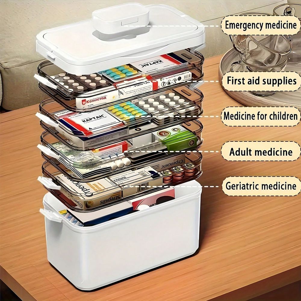 Organizer Obat Multi-Layer Tra - Sewing ulasan dan harga